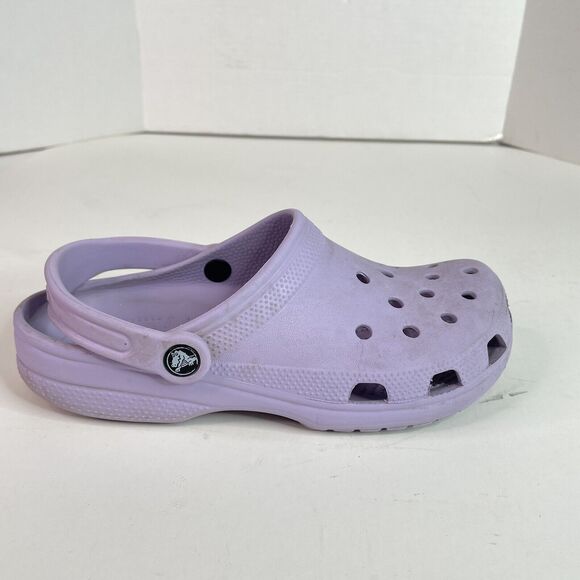 Crocs Shoes - Crocs Womens Clogs Size 9, Light Purple/Lavender, Classic Slip On, Mens 7